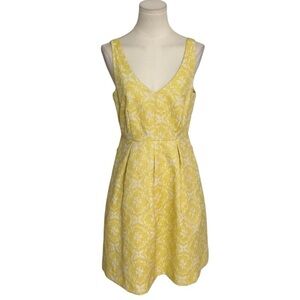 MOULINETTE SOEURS
Anthropologie Yellow Floral Dress Sleeveless Lace Size 4 Party
